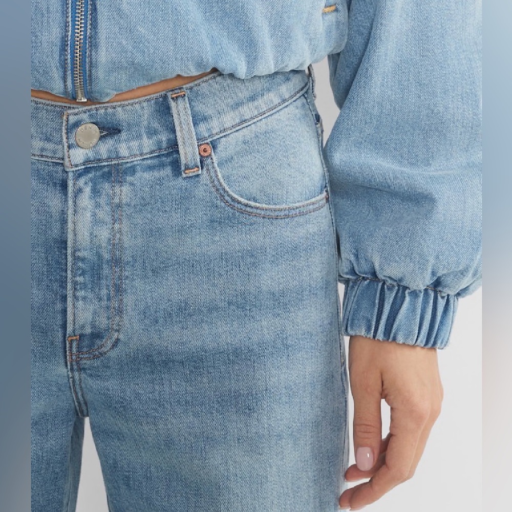 Aritzia Denim Forum The 90's Sculpt Mid-rise Straight Jean | Size 26 - Picture 7 of 14